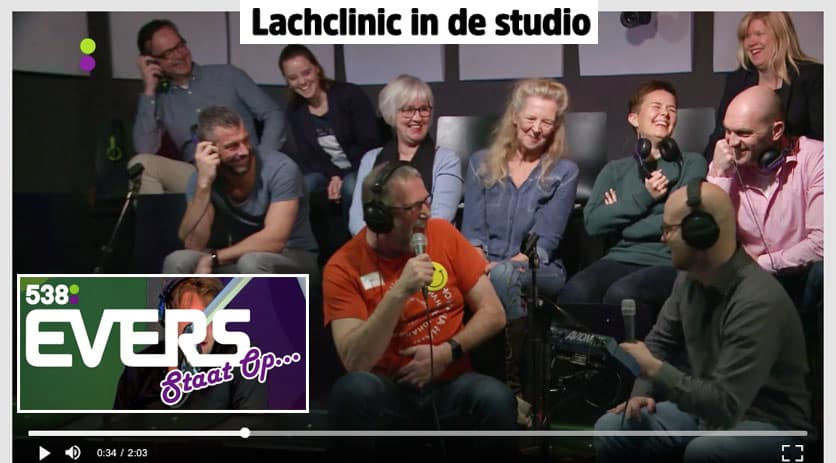 Lachclinic bij Evers-Staat-Op-Radio538